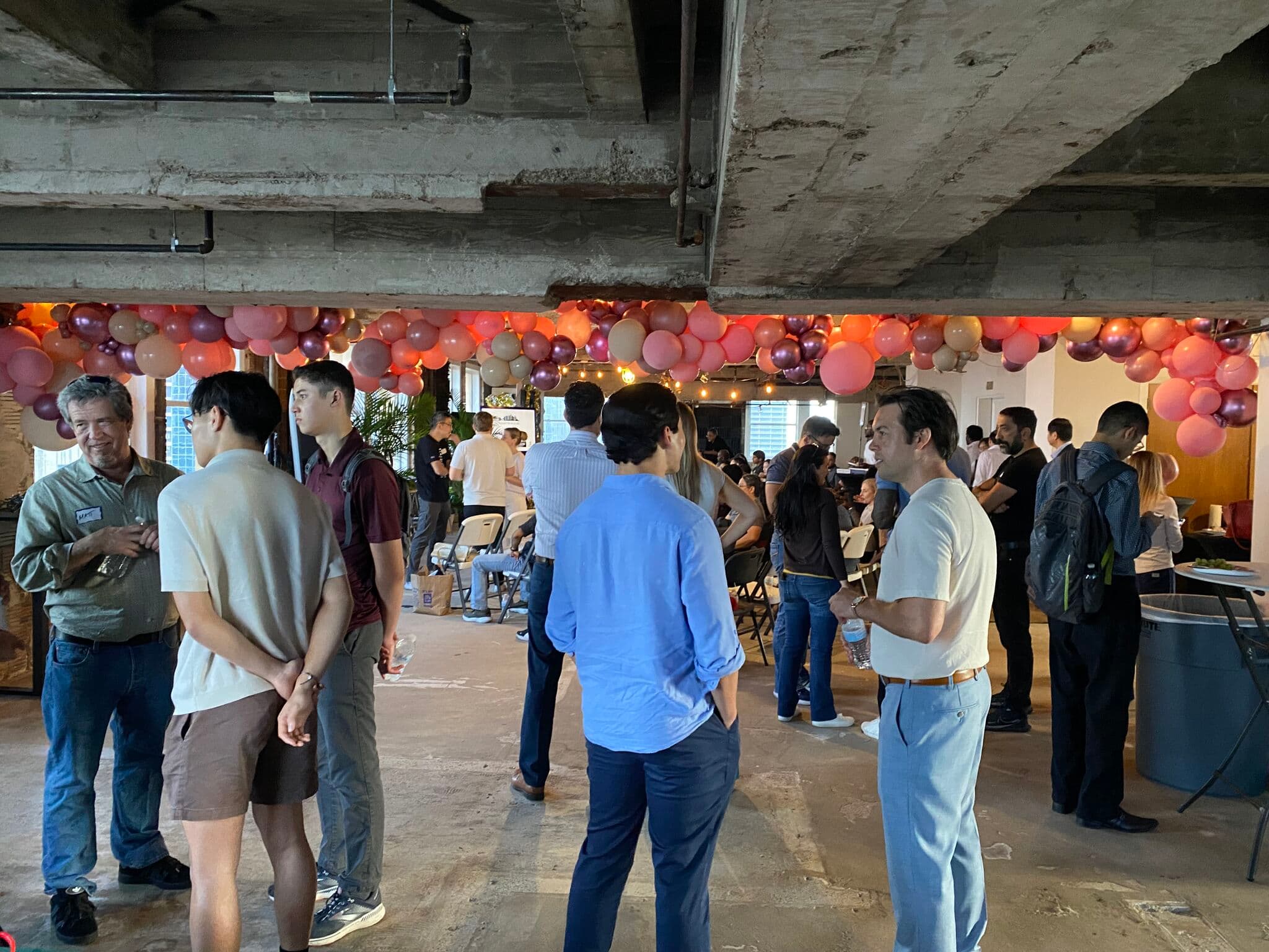 Engaged meetup attendees